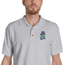 Embroidered Polo Shirt - Eat Sleep Trade Repeat