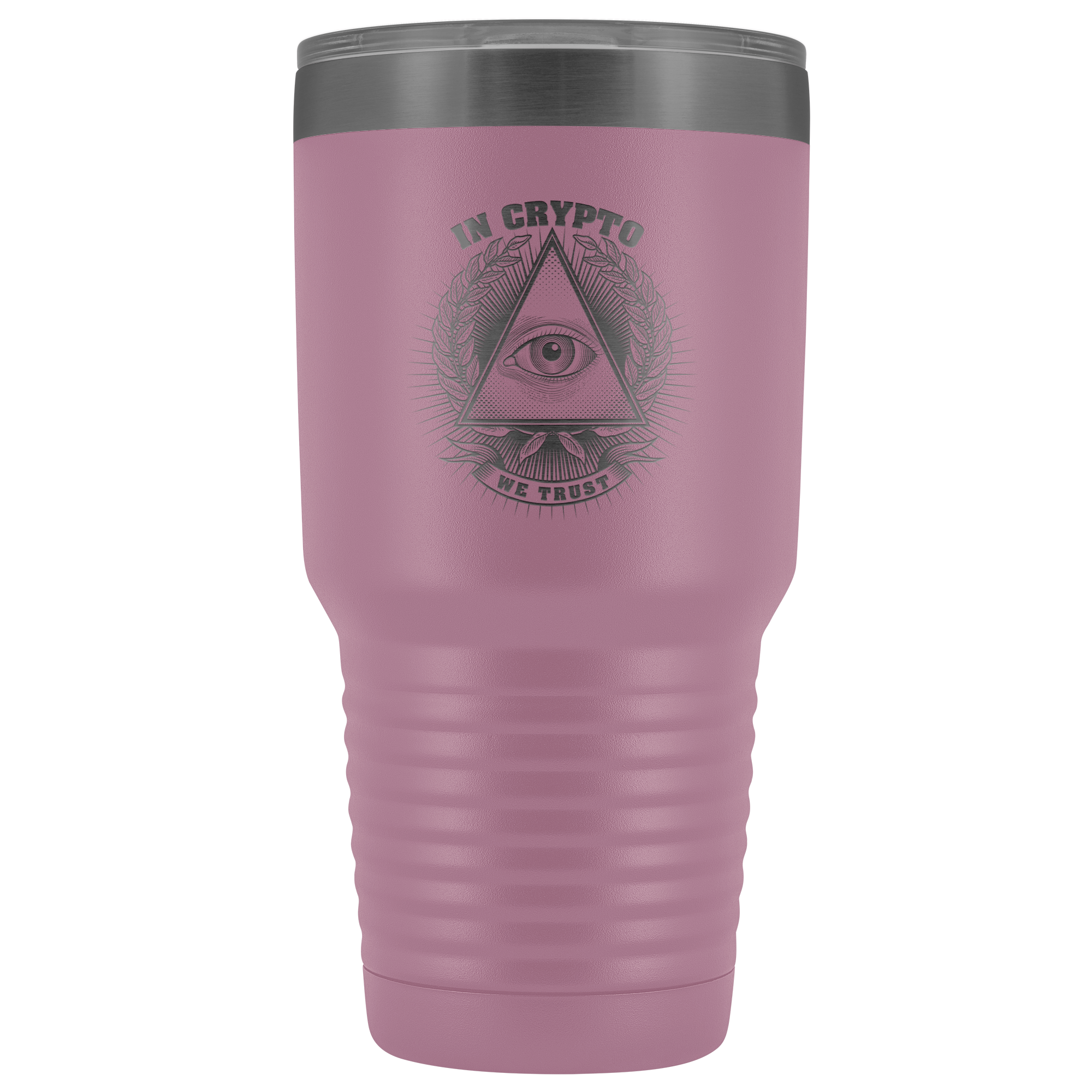 30 Ounce Vacuum Tumbler - In Crypto We Trust
