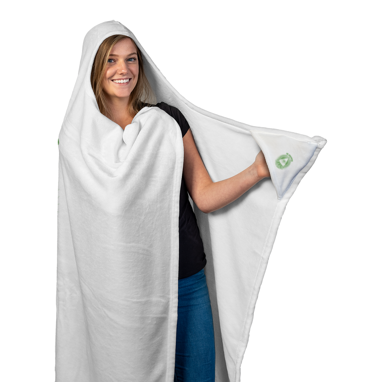 Hooded Blanket - In Crypto We Trust