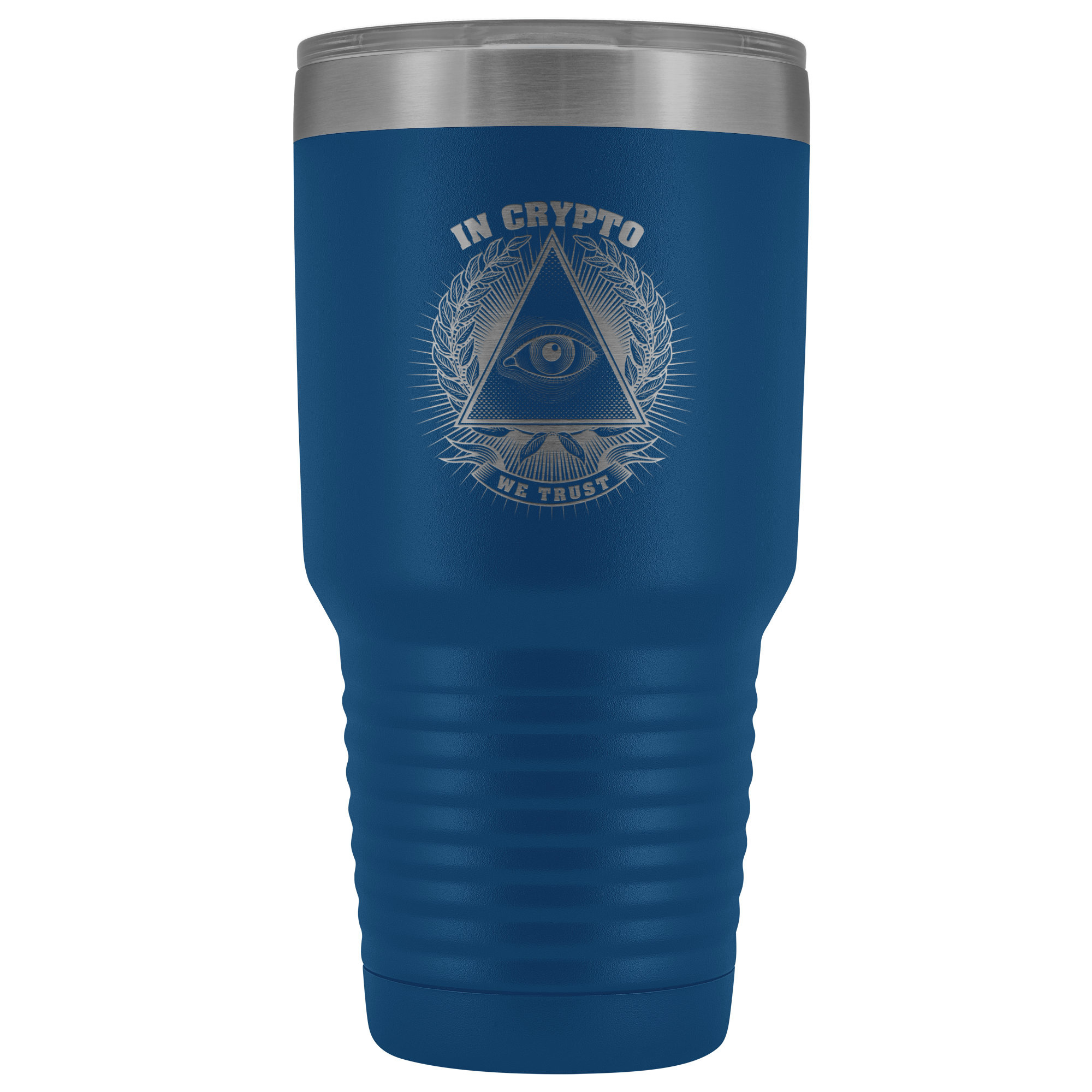 30 Ounce Vacuum Tumbler - In Crypto We Trust