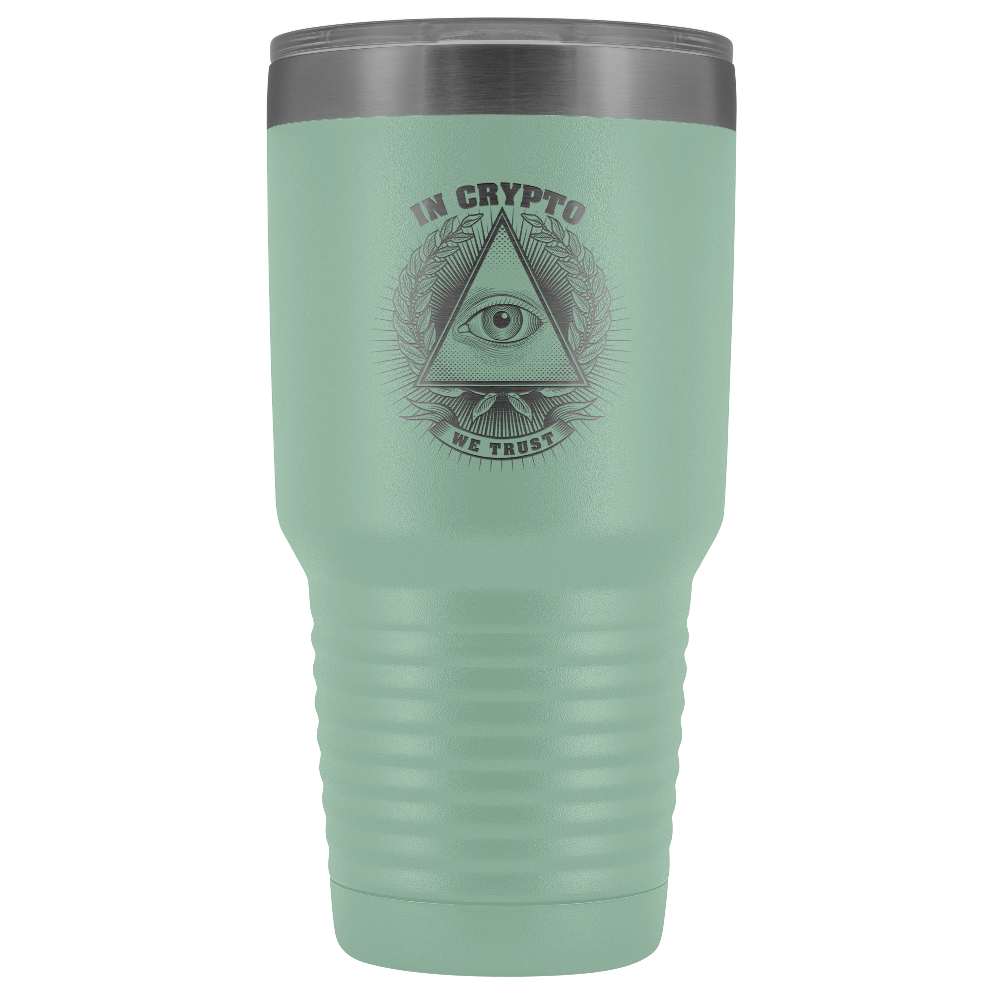 30 Ounce Vacuum Tumbler - In Crypto We Trust