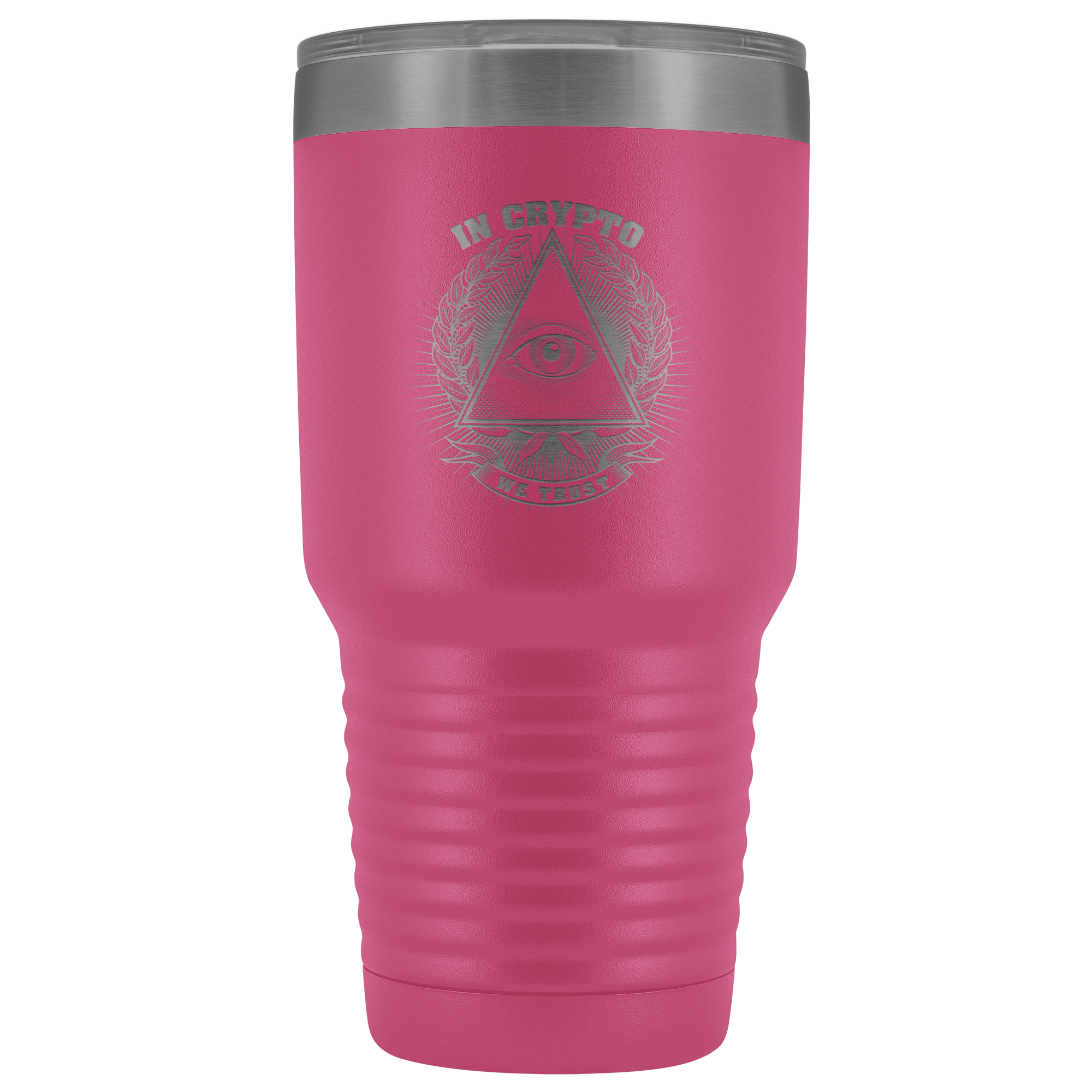 30 Ounce Vacuum Tumbler - In Crypto We Trust