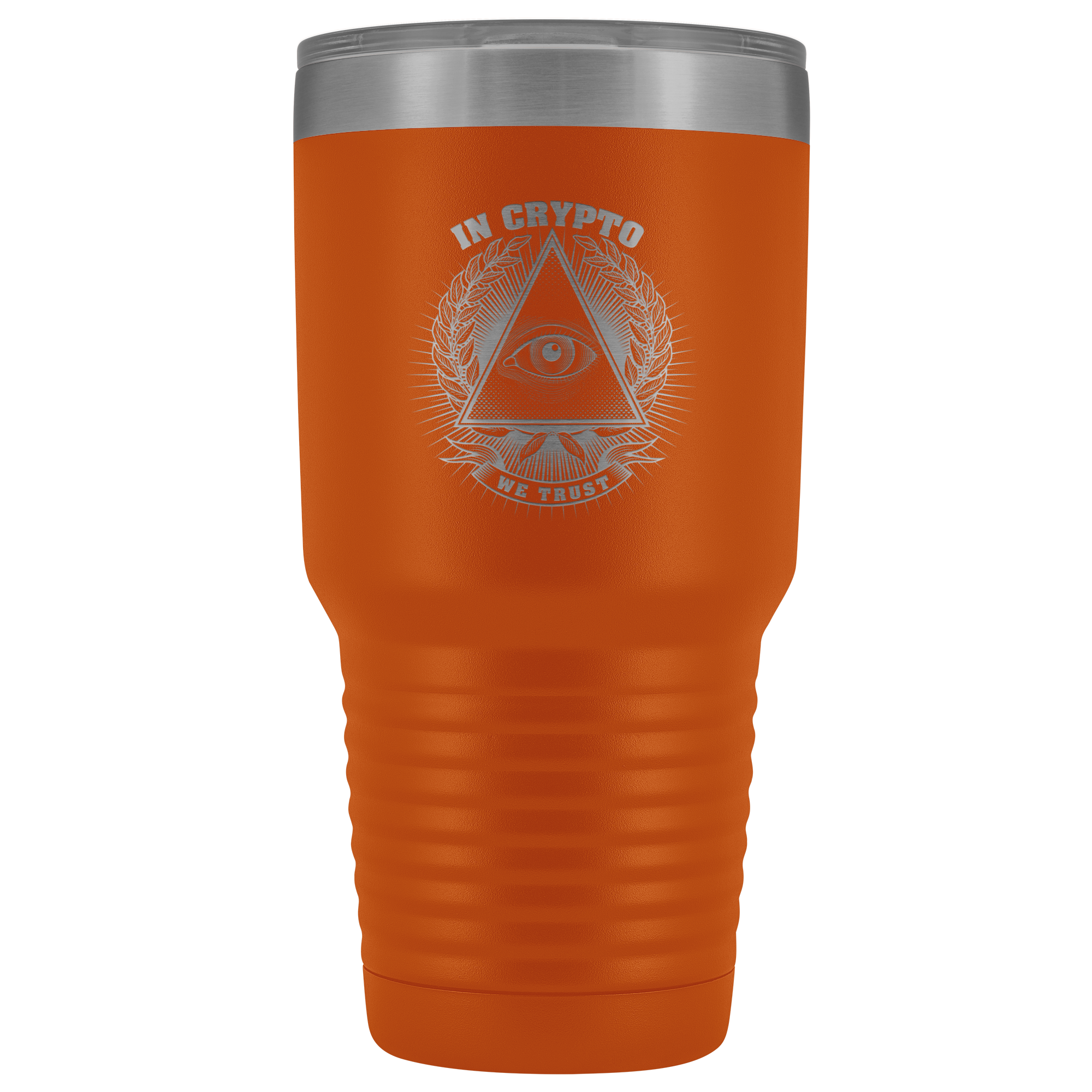 30 Ounce Vacuum Tumbler - In Crypto We Trust