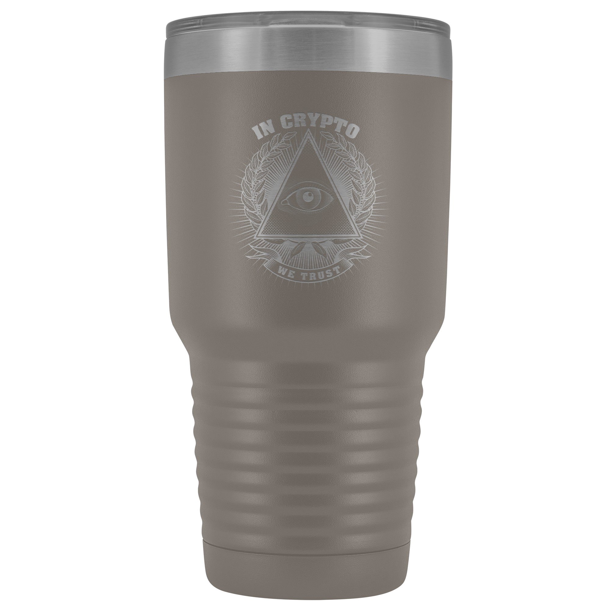 30 Ounce Vacuum Tumbler - In Crypto We Trust