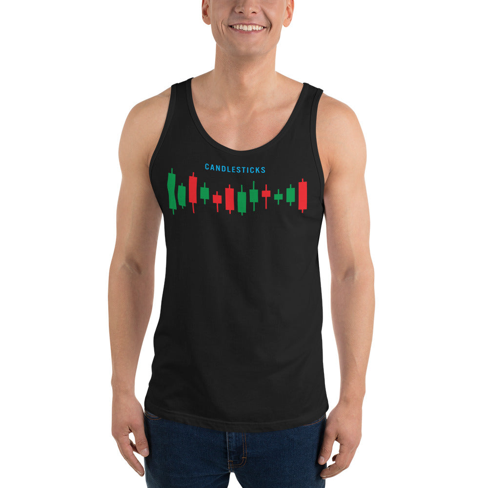Unisex Tank Top - Candlesticks - 0