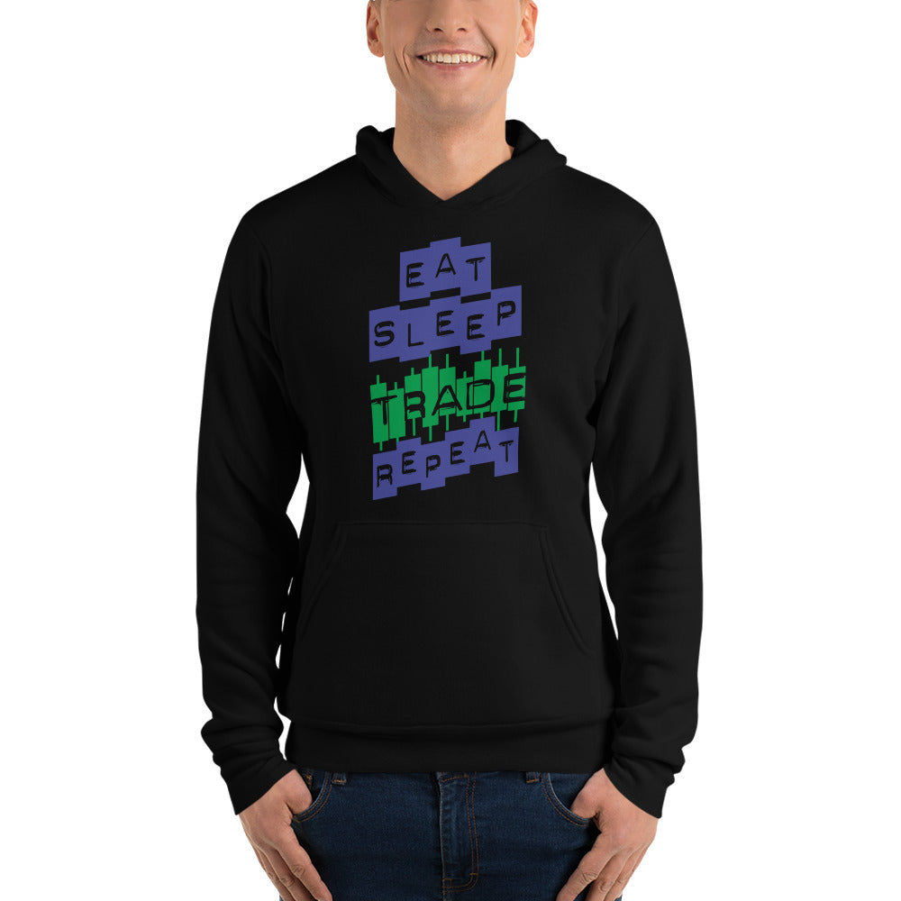 Unisex hoodie - Eat Sleep Trade Repeat