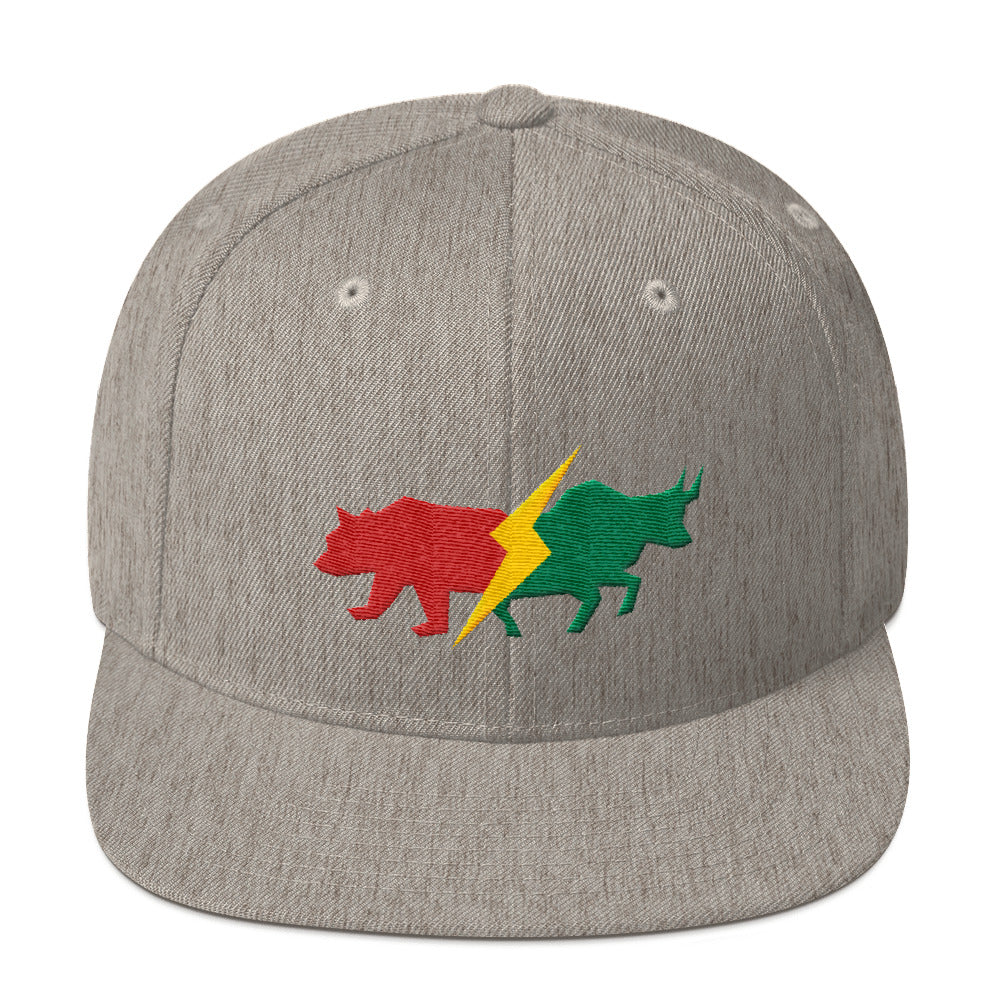 Snapback Hat - Bear & Bull