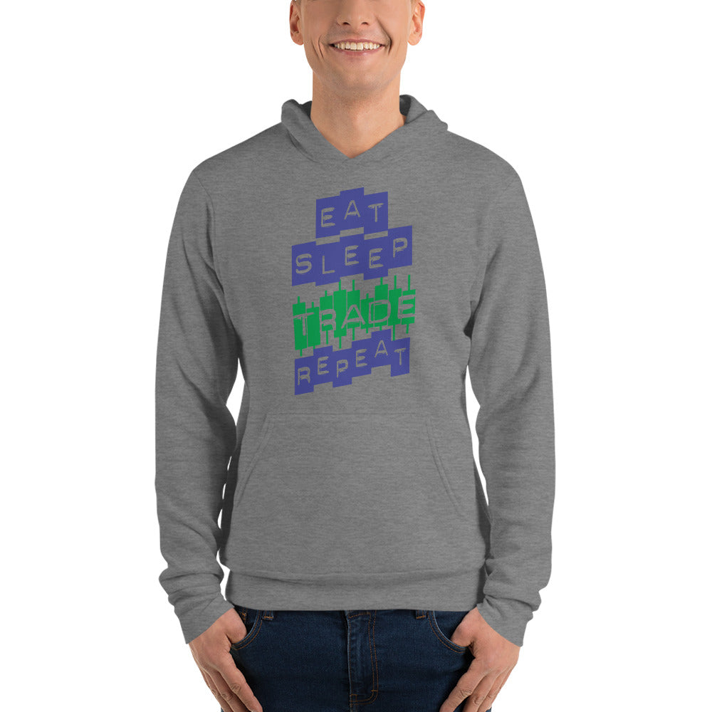 Unisex hoodie - Eat Sleep Trade Repeat