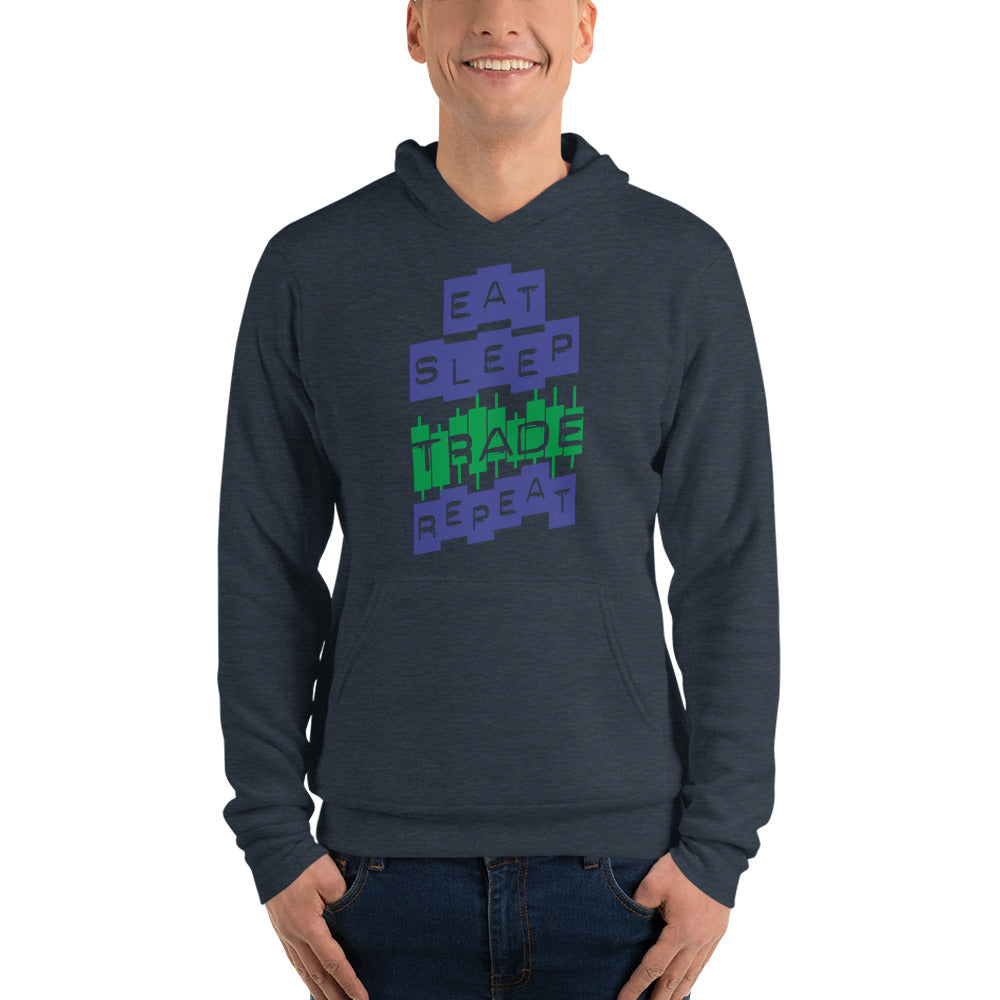 Unisex hoodie - Eat Sleep Trade Repeat