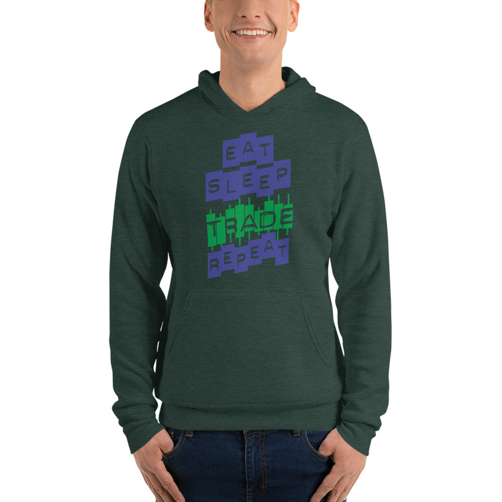 Unisex hoodie - Eat Sleep Trade Repeat - 0
