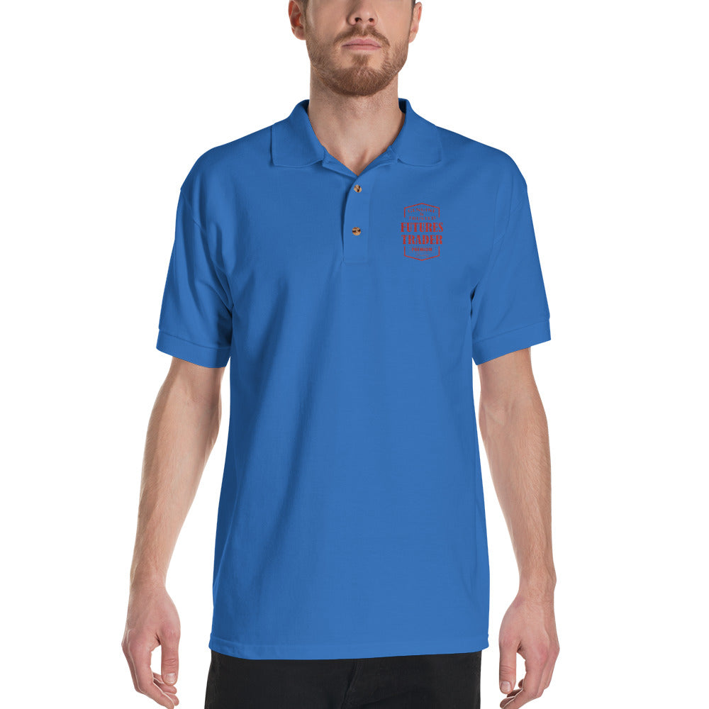 Embroidered Polo Shirt/ Futures Trader