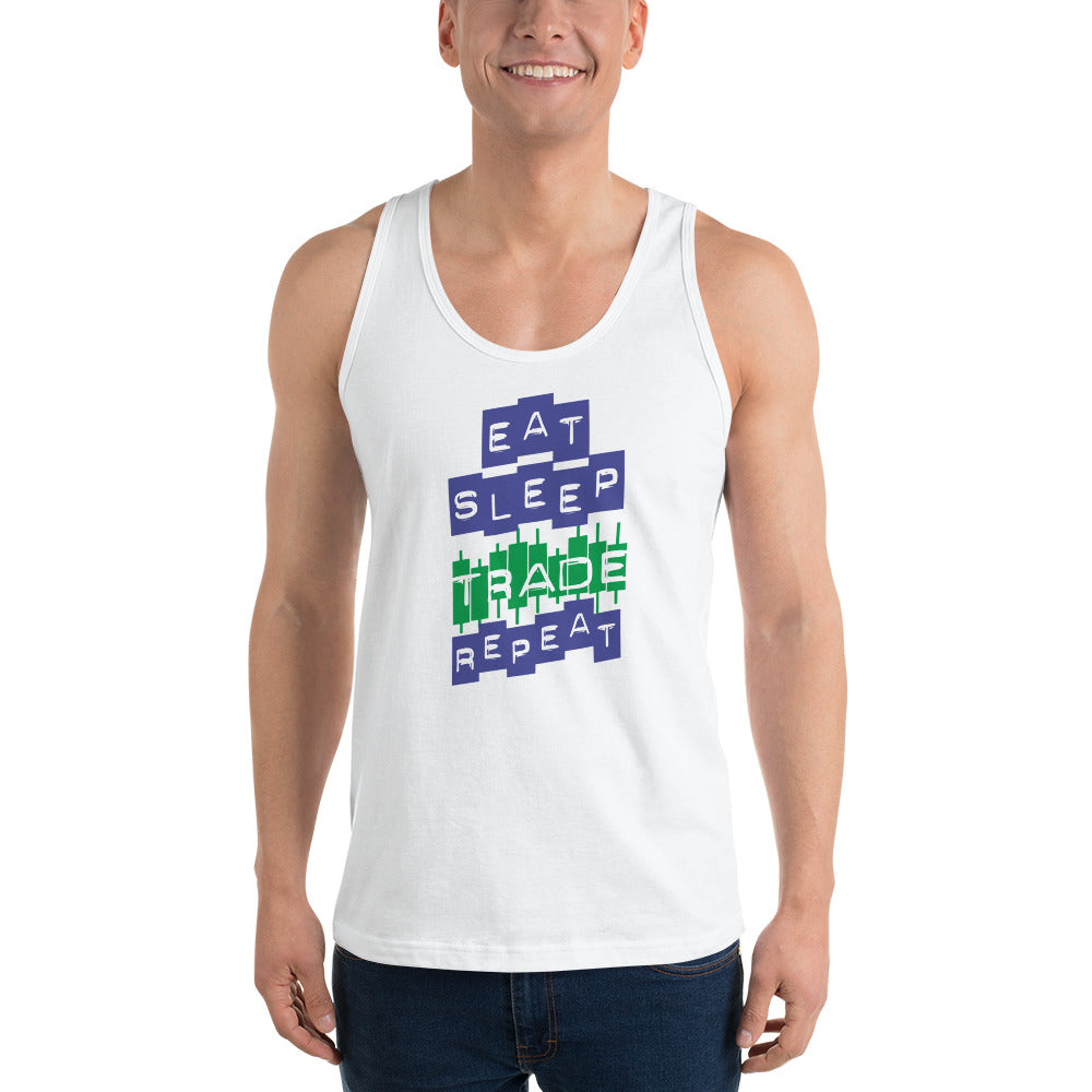 Classic tank top (unisex) - Eat Sleep Trade Repeat - 0