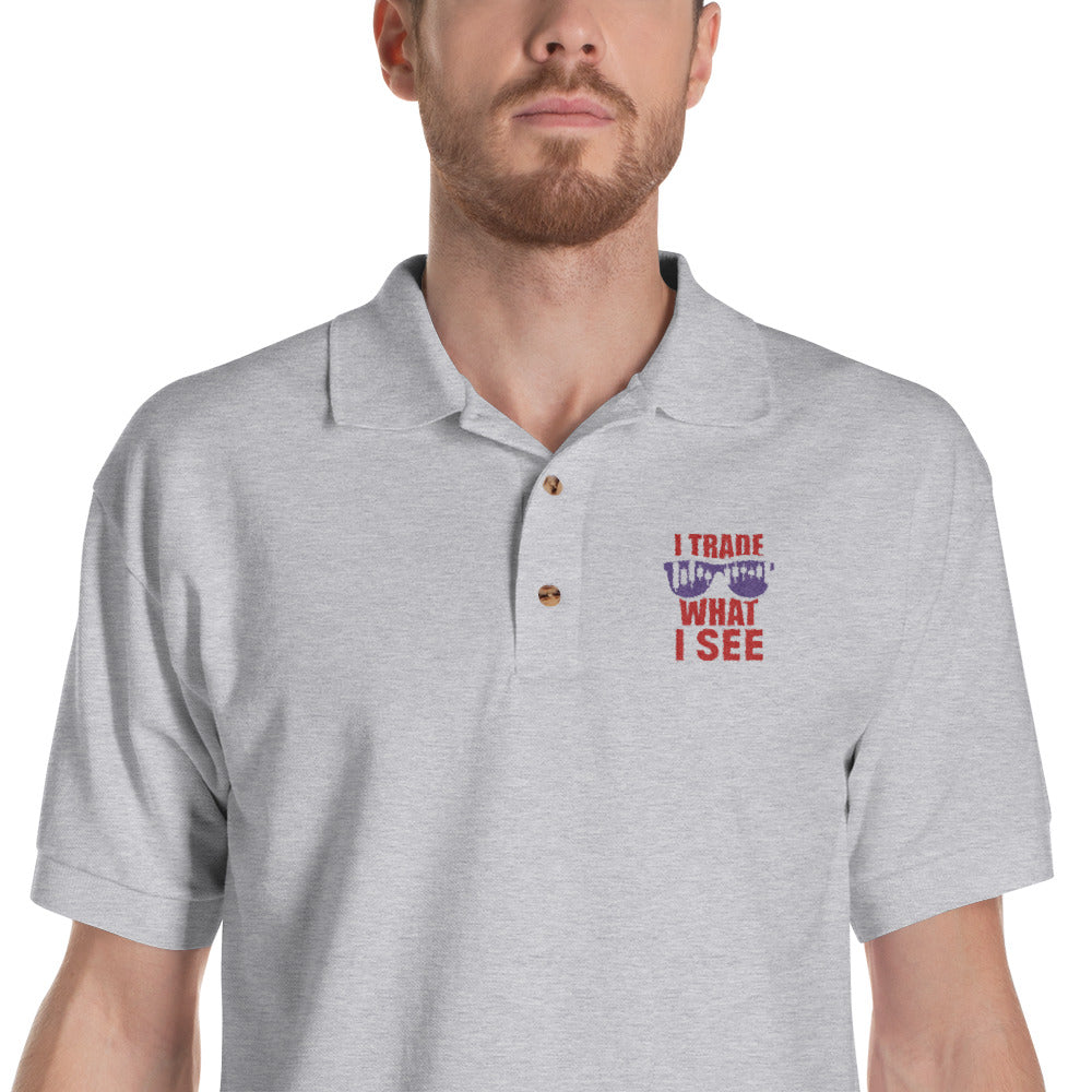 Embroidered Polo Shirt - Trade What I See