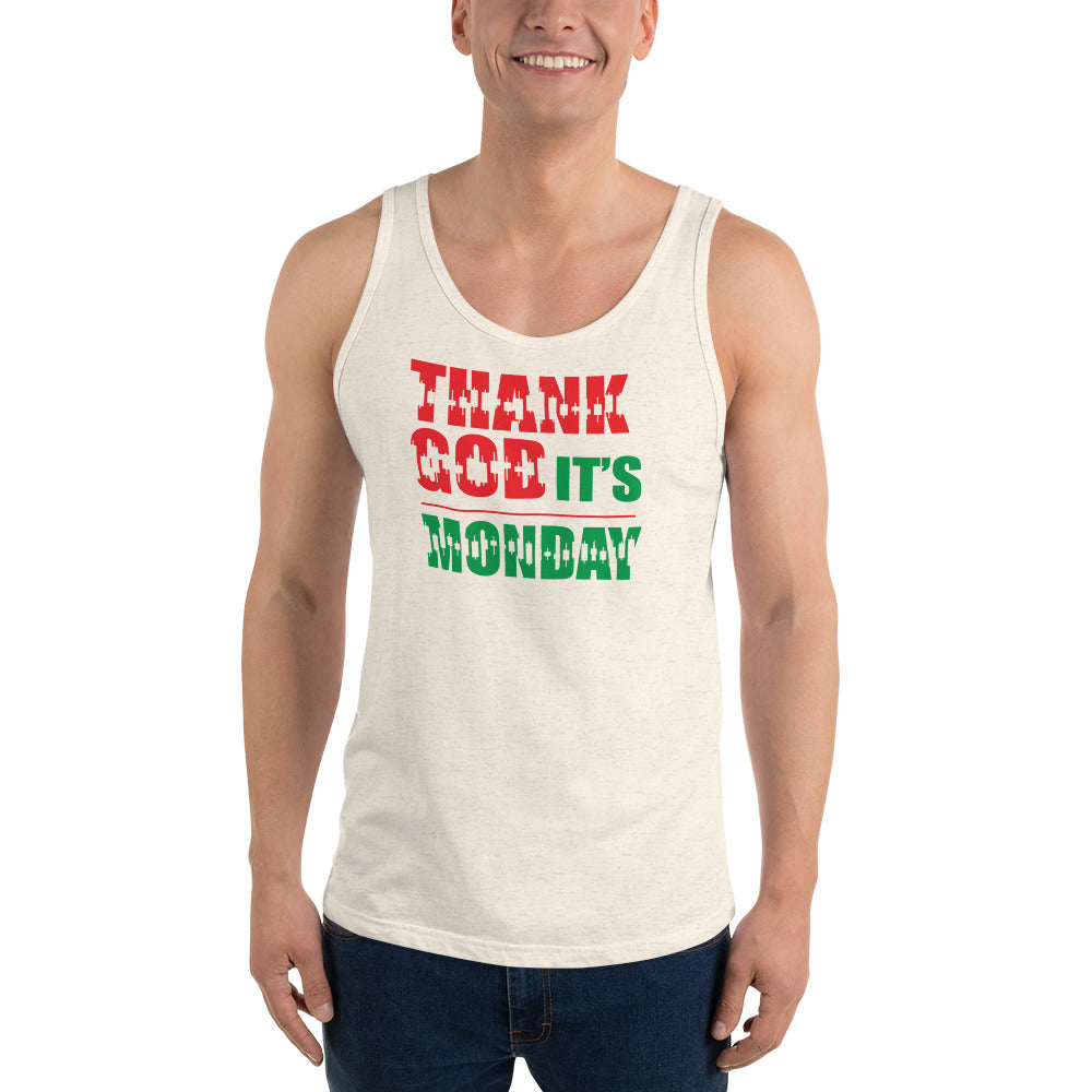 Unisex  Tank Top - Thank God It's Monday