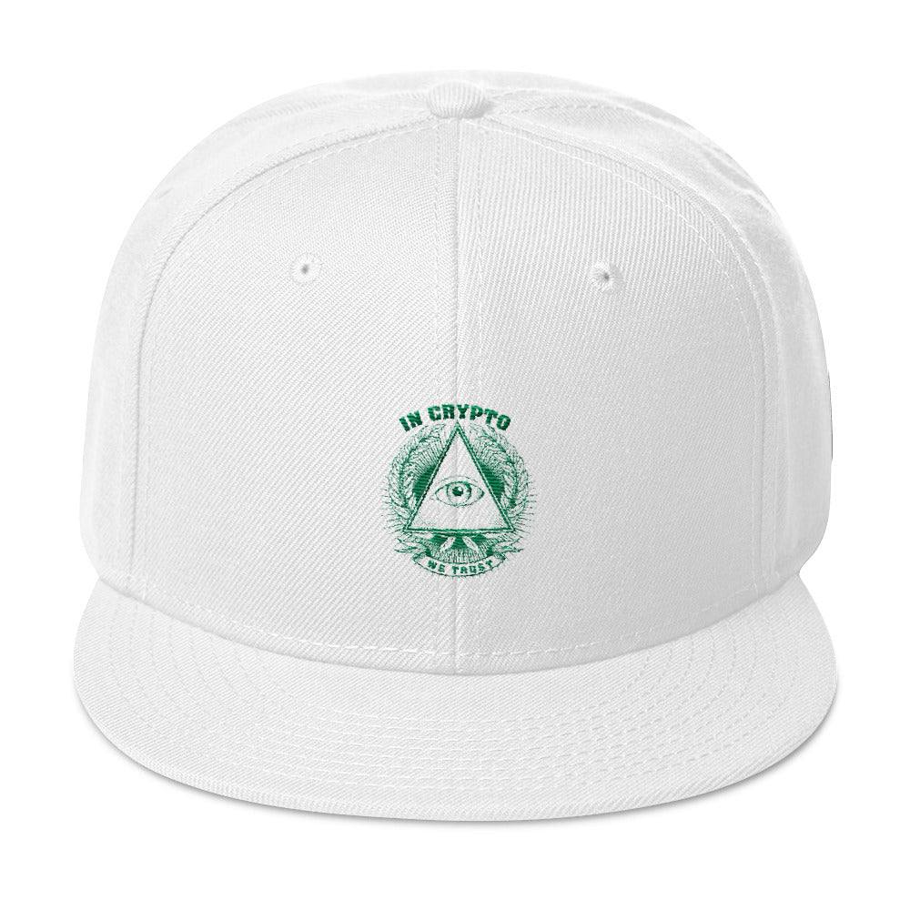 Snapback Hat / In Crypto We Trust