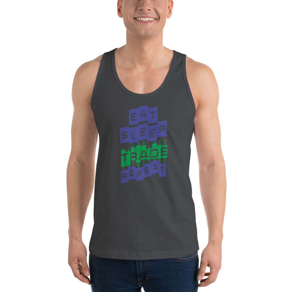 Classic tank top (unisex) - Eat Sleep Trade Repeat