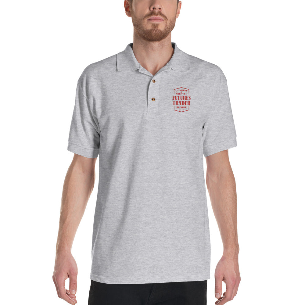 Embroidered Polo Shirt/ Futures Trader