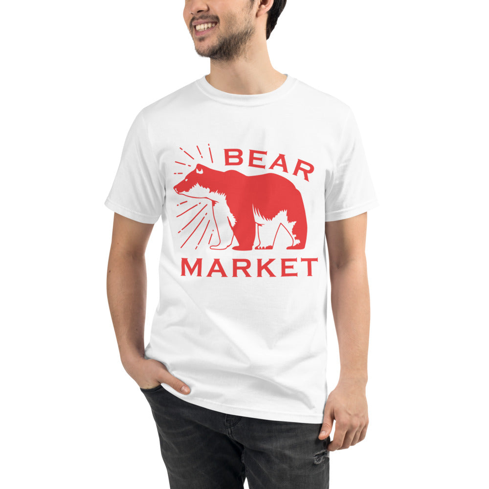 Organic T-Shirt/ Bear Market