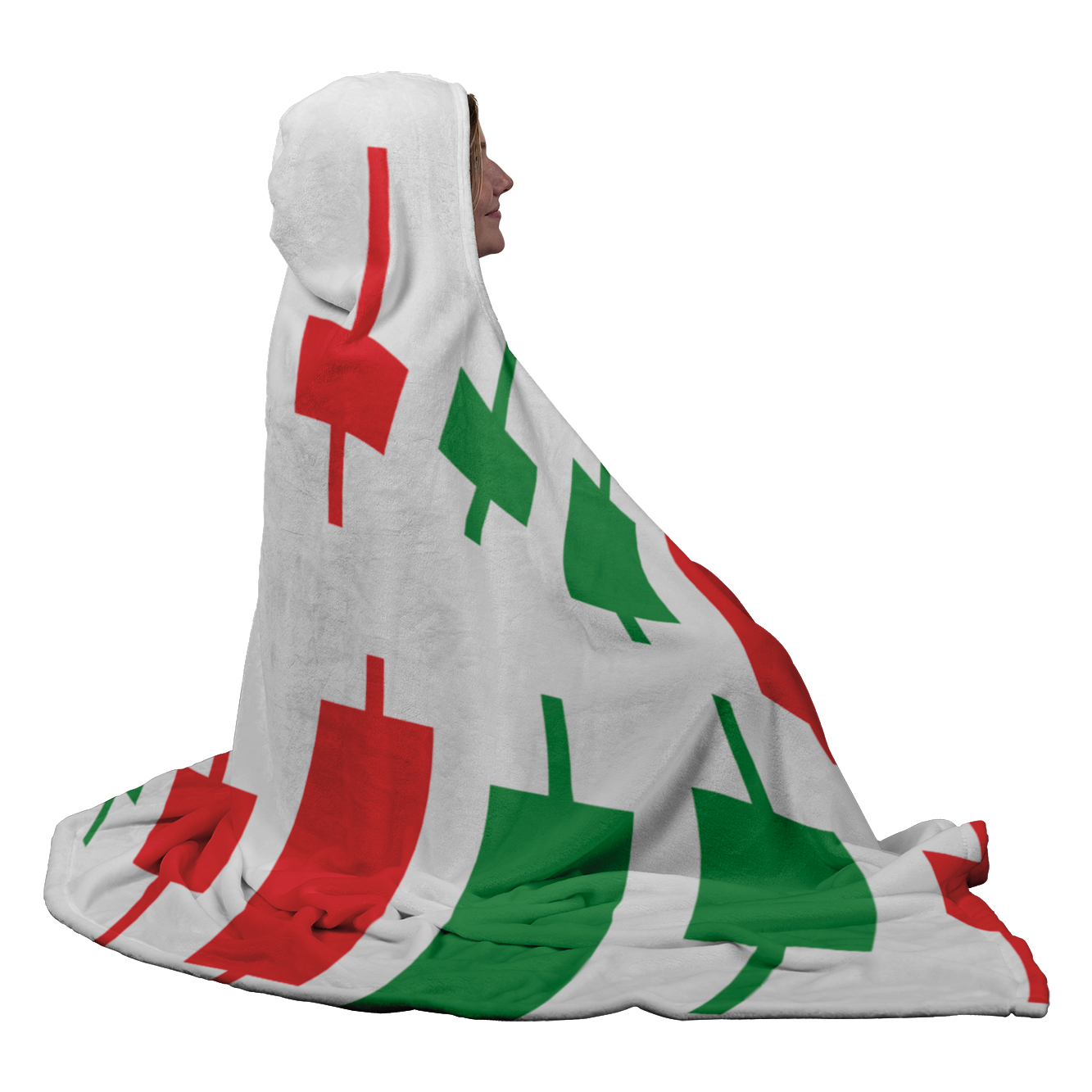 Hooded Blanket - Candlesticks
