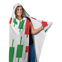 Hooded Blanket - Candlesticks