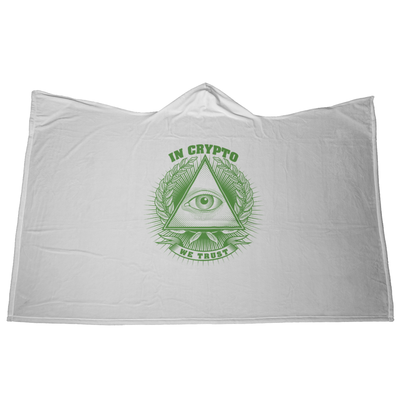 Hooded Blanket - In Crypto We Trust - 0